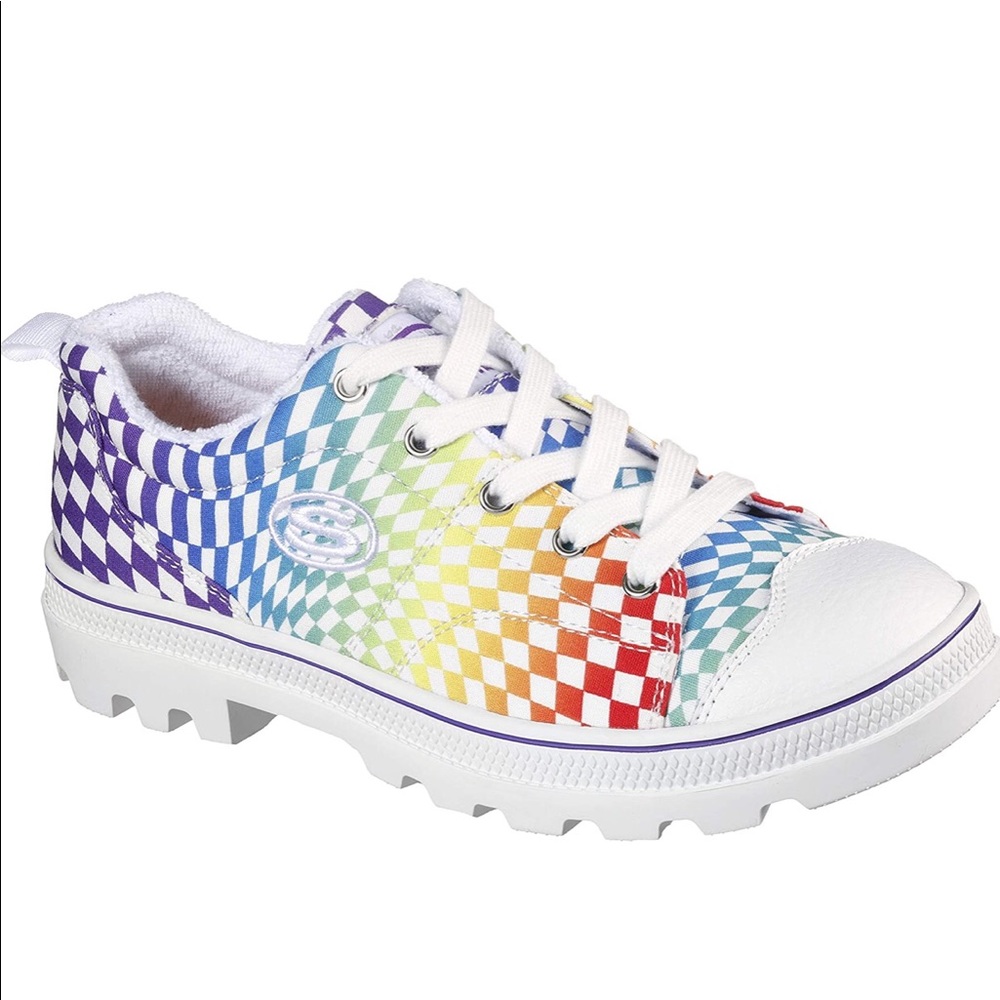 Skechers sneakers shoes roadies psychedelic daze size 7 NWT
